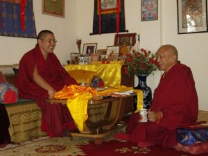 His Eminence Ling Rinpoche and Lama Zopa Rinpoche, March 30th