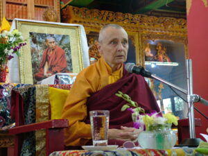 Jetzunma Tenzin Palmo teaching Lama Atisha’s “A Bodhisattva’s Jewel Garland”, April 13 & 14