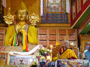 Lama Zopa Rinpoche during Lama Chopa Puja, March 29th