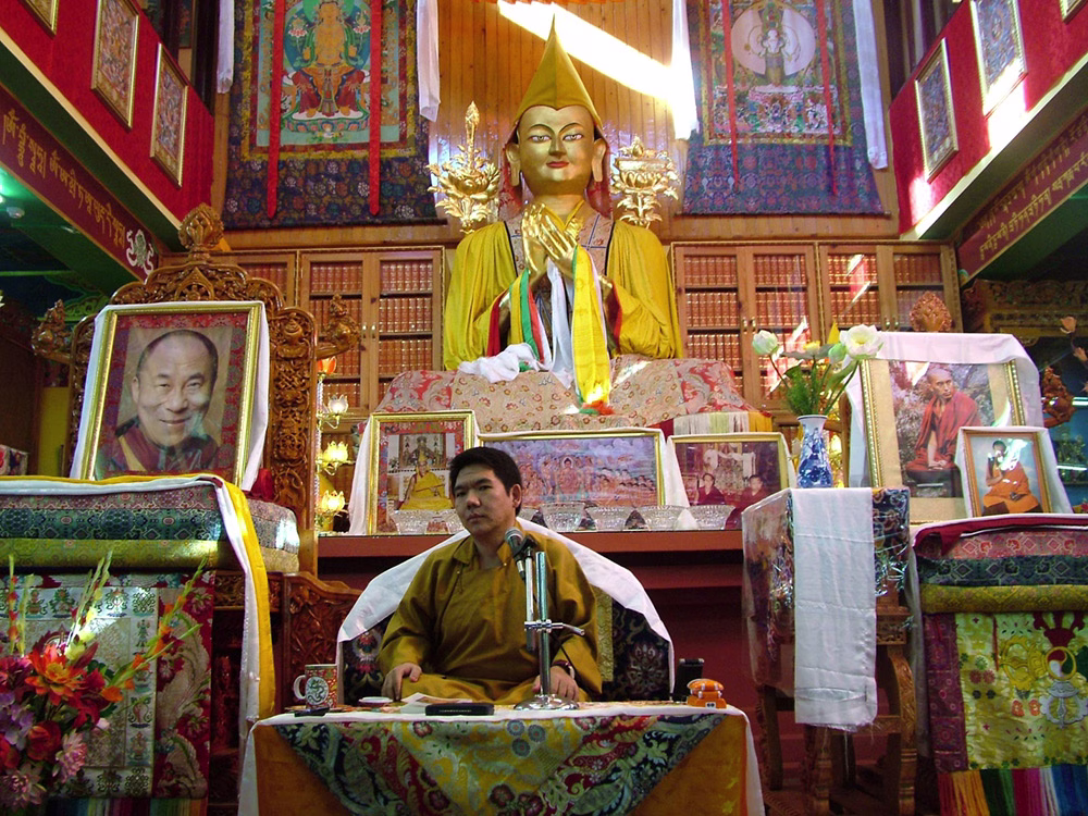 Serkong Tsenshab Rinpoche giving a Dharma teaching in English, September 29th