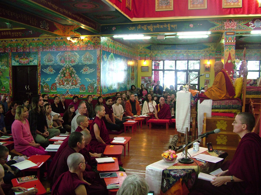 As usual expertly prepared and interpreted by the amazing Geshema Kelsang Wangmo.