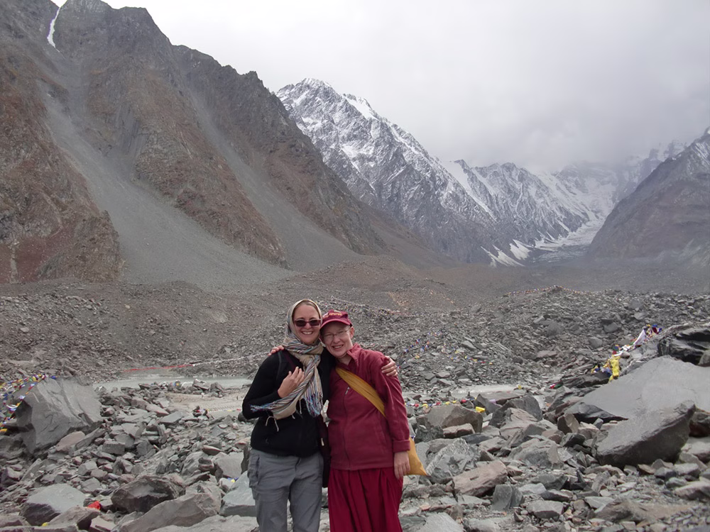 Happy that we made it. It was a tough way up! Bad weather is approaching…