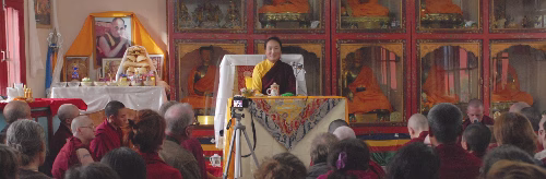 March: Khadro-la’s first Tushita Teaching