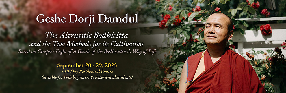 Course with Geshe Dorji Damdul