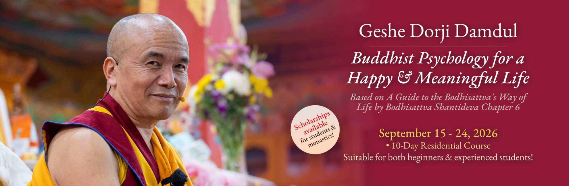 2026.09.15 - Banner GDD Buddhist Psychology